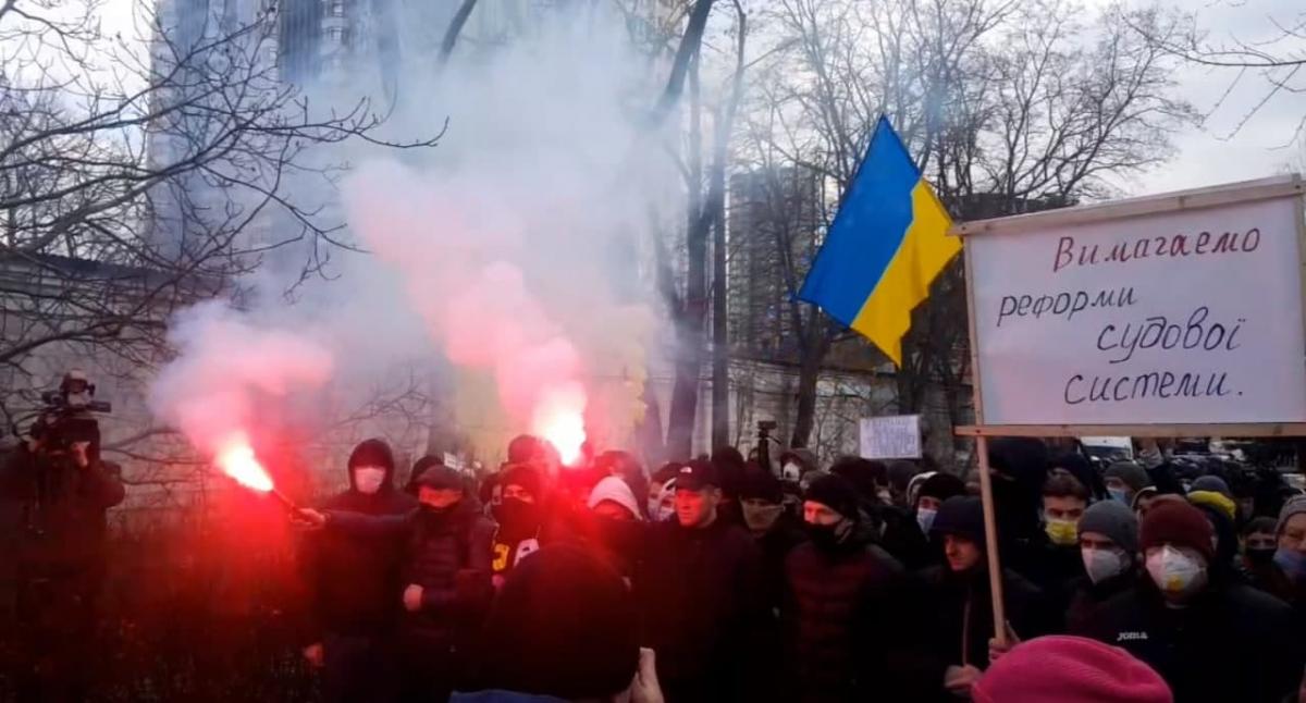 Дело Шеремета - в Киеве - протесты в поддержку Антоненко: фото, видео / Скриншот
