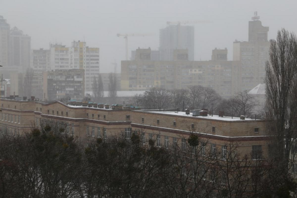 В Киеве в воскресенье вечером пойдет снег / фото УНИАН