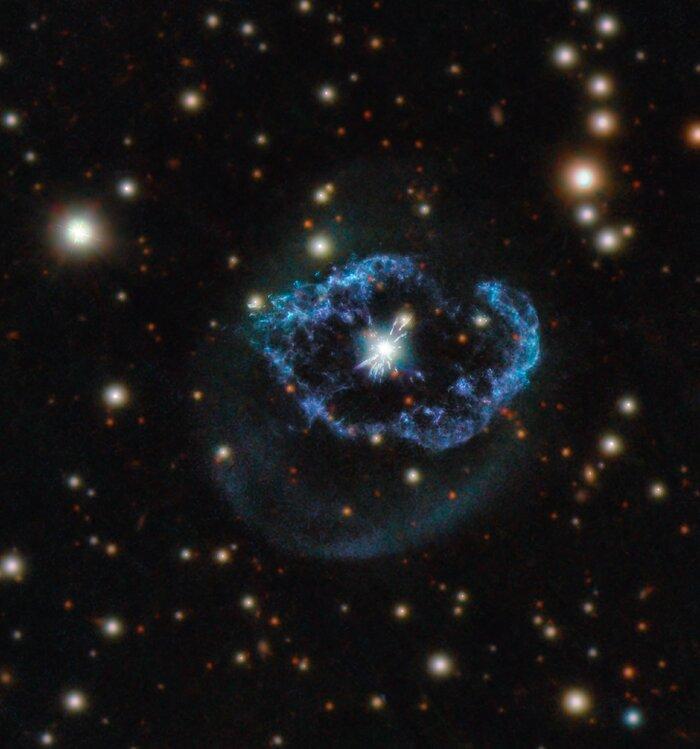 Планетарная туманность Abell 78 / фото ESA/Hubble & NASA, M. Guerrero