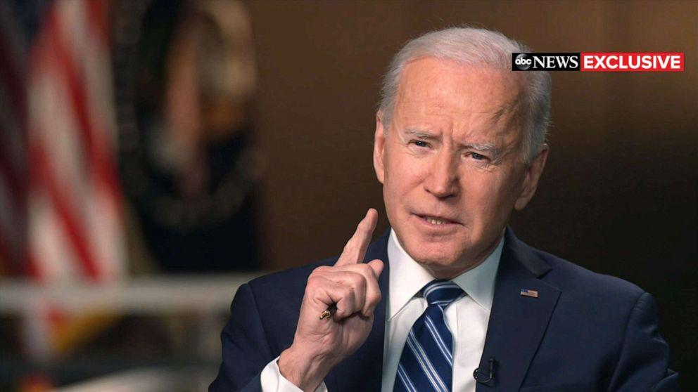 Biden says he agrees Putin is "killer" / Photo from abcnews