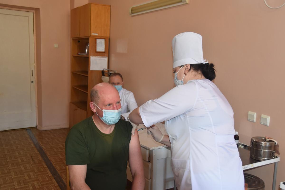 ВСУ показывают самые высокие проценты охвата вакцинацией против COVID-19 / фото mil.gov.ua