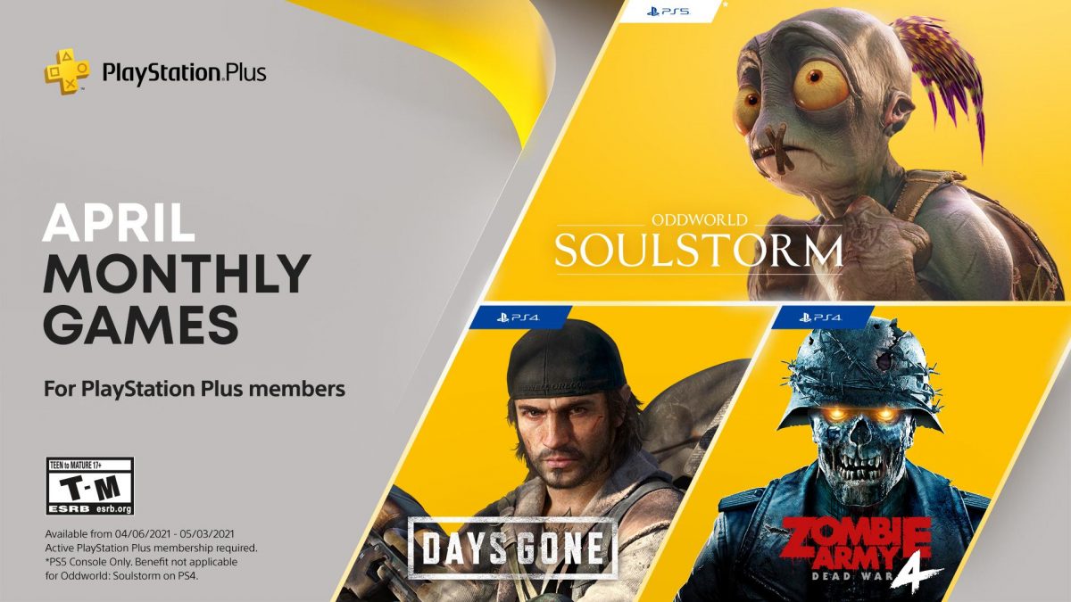 В апреле подписчики PS Plus получат экшен Days Gone и новинку Oddworld:  Soulstorm — УНИАН