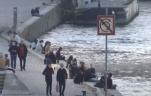 В Париже действует строжайший комендантский час в мире: люди в отчаянии (видео)