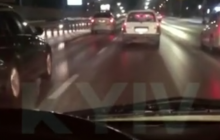 У Києві через ожеледицю збільшилася кількість ДТП: лише на проспекті Перемоги сталося п'ять аварій (карта, відео)