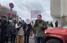 В Киеве протестовали против судейского съезда - там хотят избрать судью КСУ (фото, видео)