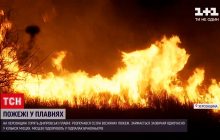 На Херсонщине горят днепровские плавни (видео)