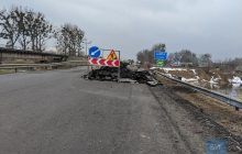 На Волыни во время ремонта дороги обвалился мост: травмированы пять работников (фото)