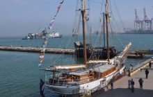 В Одессу прибыла уникальная яхта Joseph Conrad, которой более 100 лет (фото)