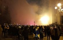 У Києві на Банковій пройшла акція на підтримку Стерненка (фото)