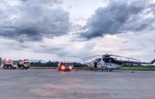 Украинские вертолетчики в Конго экстренно эвакуировали тяжелораненых конголезских военных (фото)
