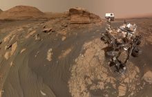 Марсоход Curiosity сделал селфи на фоне инопланетного холма (фото)