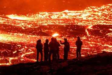 Volcano eruption in Iceland