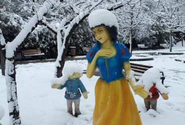 Snow in Ankara in spring