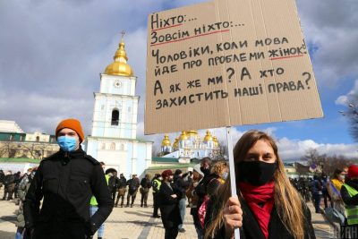 Pictures Women's March in Kyiv 08 March 2021