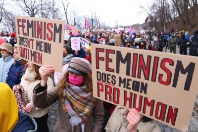 Pictures Women's March in Kyiv 08 March 2021