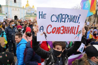 Pictures Women's March in Kyiv 08 March 2021