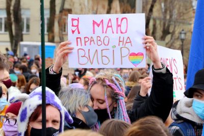 Pictures Women's March in Kyiv 08 March 2021