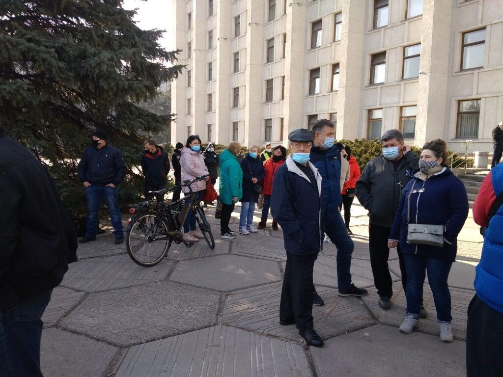 Підприємці виступають проти обмежень "червоної" зони / фото zmist.pl.ua Підприємці виступають проти обмежень "червоної" зони / фото zmist.pl.ua