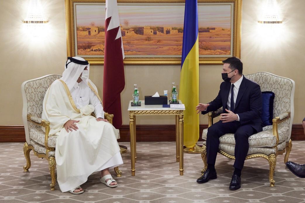 Зеленський перебуває з візитом у Катарі \ president.gov.ua Зеленський перебуває з візитом у Катарі \ president.gov.ua