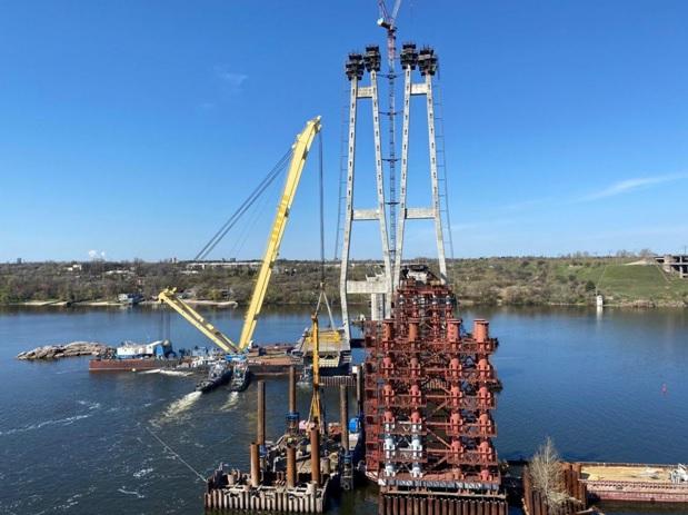 У Запоріжжі завершився найскладніший етап добудови мегамостів у рамках 'Великого будівництва' Зеленського У Запоріжжі завершився найскладніший етап добудови мегамостів у рамках 'Великого будівництва' Зеленського
