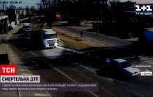 В Днепре фура переехала пенсионерку, которая прыгнула под колеса (видео)