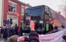 Автобус с игроками Реала забросали камнями перед матчем Лиги чемпионов (видео)