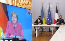 Меркель, Макрон і Зеленський закликали Путіна відвести війська від кордонів України