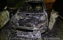 В Одессе экс-прокурору области сожгли автомобиль (фото)