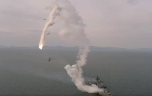 Модернизированный российский фрегат не смог выстрелить ракетой "Калибр" (видео)