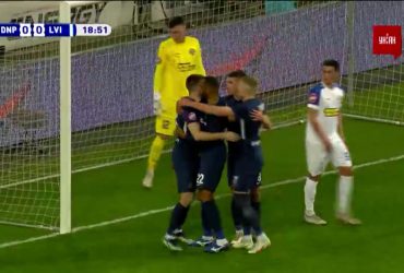 УПЛ | Чемпіонат України з футболу 2021 | Дніпро-1 – Львів - 1:0. Відео голу Маріо Чуже (19`)