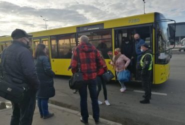 First day of lockdown in Kyiv