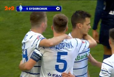 Динамо – Дніпро-1 - 2:0. Відео голу Сидорчука
