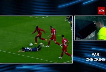 Дніпро-1 - Минай - 0:0. Відео незабитого пенальті після перегляду VAR