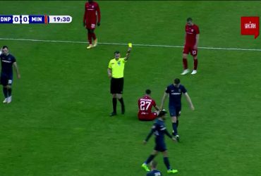 Дніпро-1 - Минай - 0:0. Багатов отримав першу жовту картку за фол проти суперника