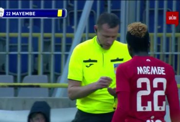 Дніпро-1 - Минай - 2:0. Маємбе отримав першу жовту картку за фол проти суперника