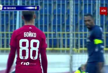 Дніпро-1 - Минай - 3:0. Бойко отримав першу жовту картку за фол проти суперника