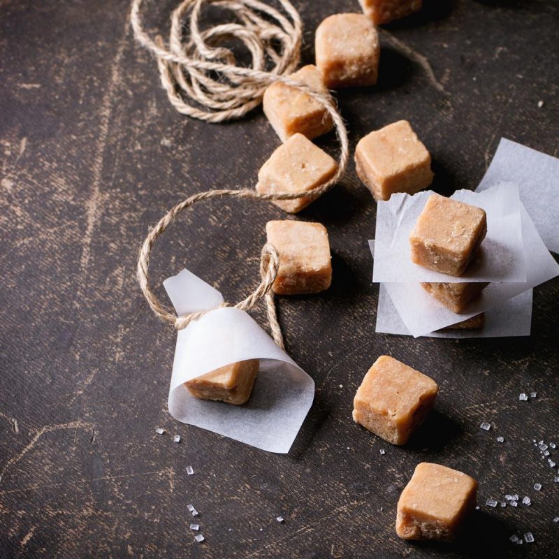 Ириски из сливок и сахара – пошаговый рецепт с фото