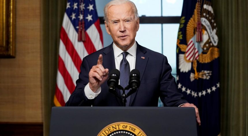 Biden declares "national emergency" over threat posed by Russia