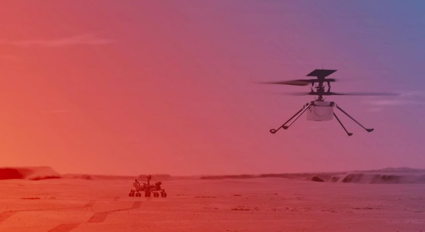 Вертолет NASA совершил полет над Марсом на рекордной высоте