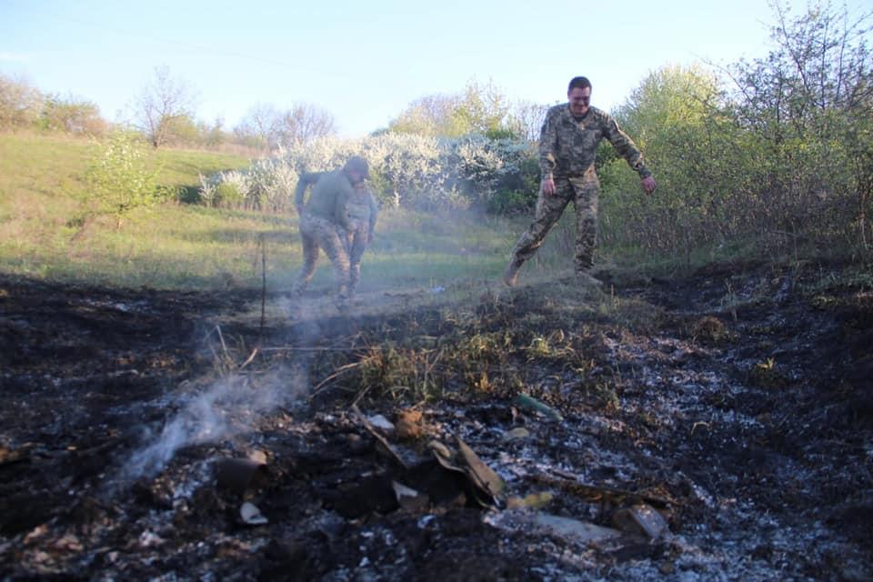 На даний час пожежа локалізована / фото ОТУ "Північ" На даний час пожежа локалізована / фото ОТУ "Північ"