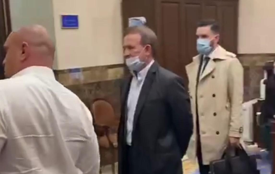 Медведчук в Офисе Генпрокурора / Скриншот с видео