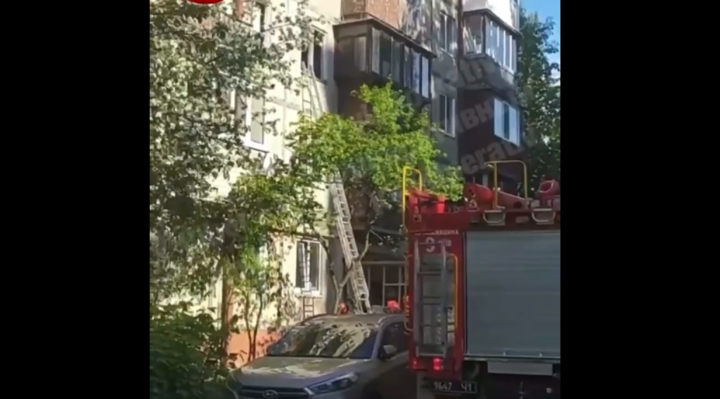 В Киеве в квартире прогремел взрыв / скриншот В Киеве в квартире прогремел взрыв / скриншот