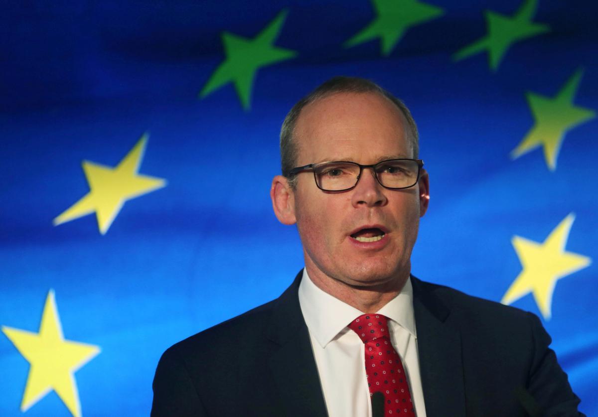 Coveney said the incident yesterday was a "state-sponsored hijacking" / REUTERS Coveney said the incident yesterday was a "state-sponsored hijacking" / REUTERS