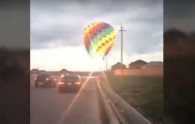 В Казахстане мужчина не удержал воздушный шар и обесточил четыре тысячи домов (видео)