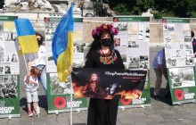 В Риме украинцы вышли на акцию памяти победы над нацизмом (фото)