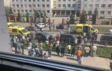В российской школе произошла стрельба со взрывом: много погибших, дети прыгали из окон (видео)
