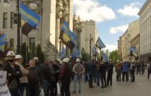 Шахтеры вышли на протесты в Киеве: требуют выплаты зарплат (видео)