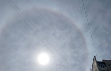 В небе над Запорожьем заметили редкое атмосферное явление (фото)