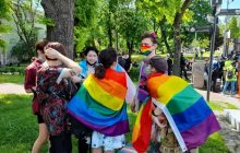 В центре Киева проходит акция противников трансгендеризма (фото, видео)