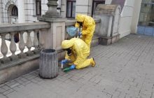 Во Львове на железнодорожном вокзале спасатели собрали более 600 граммов ртути (фото)
